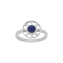 BAGUE AGT SOLEIL LAPIS